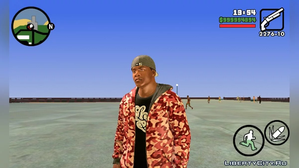 Модель Франклина из GTA V (Player.img/Android) / GTA San Andreas (iOS, Android)
