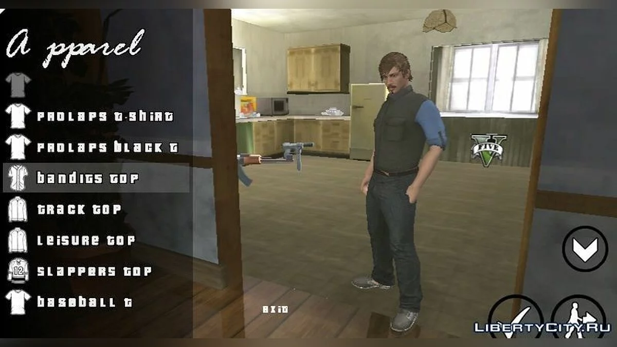 Скин из GTA V Online / GTA San Andreas (iOS, Android)