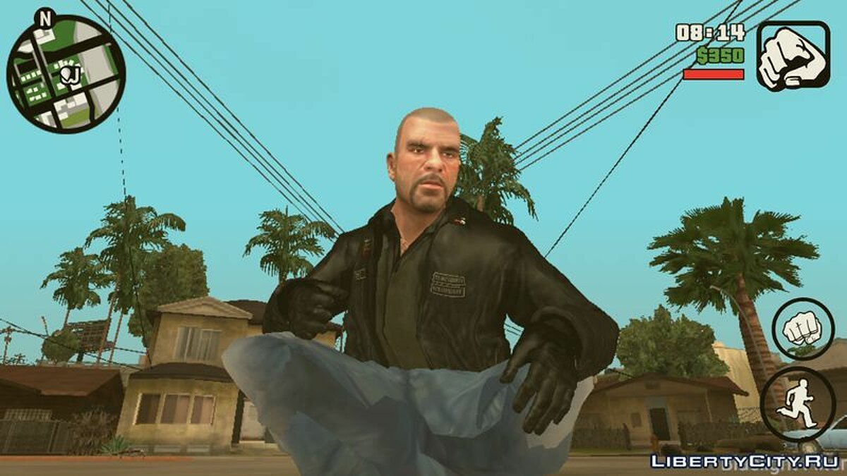 Скачать Johnny Klebitz (Player.img/Android) для GTA San Andreas (iOS,  Android)