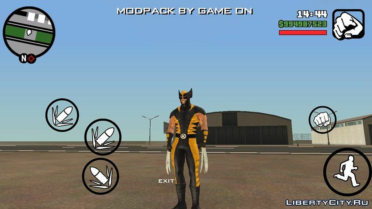 Замена wolv.txd в GTA San Andreas (iOS, Android) (1 файл)