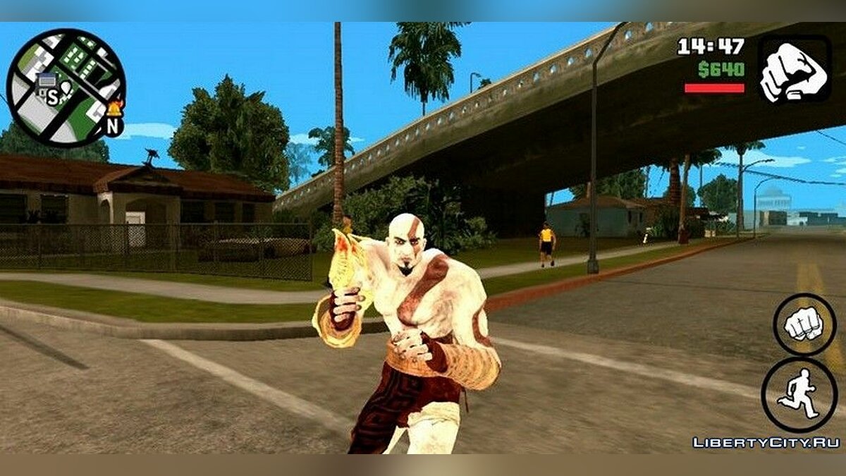 Скачать Кратос для GTA San Andreas (iOS, Android)