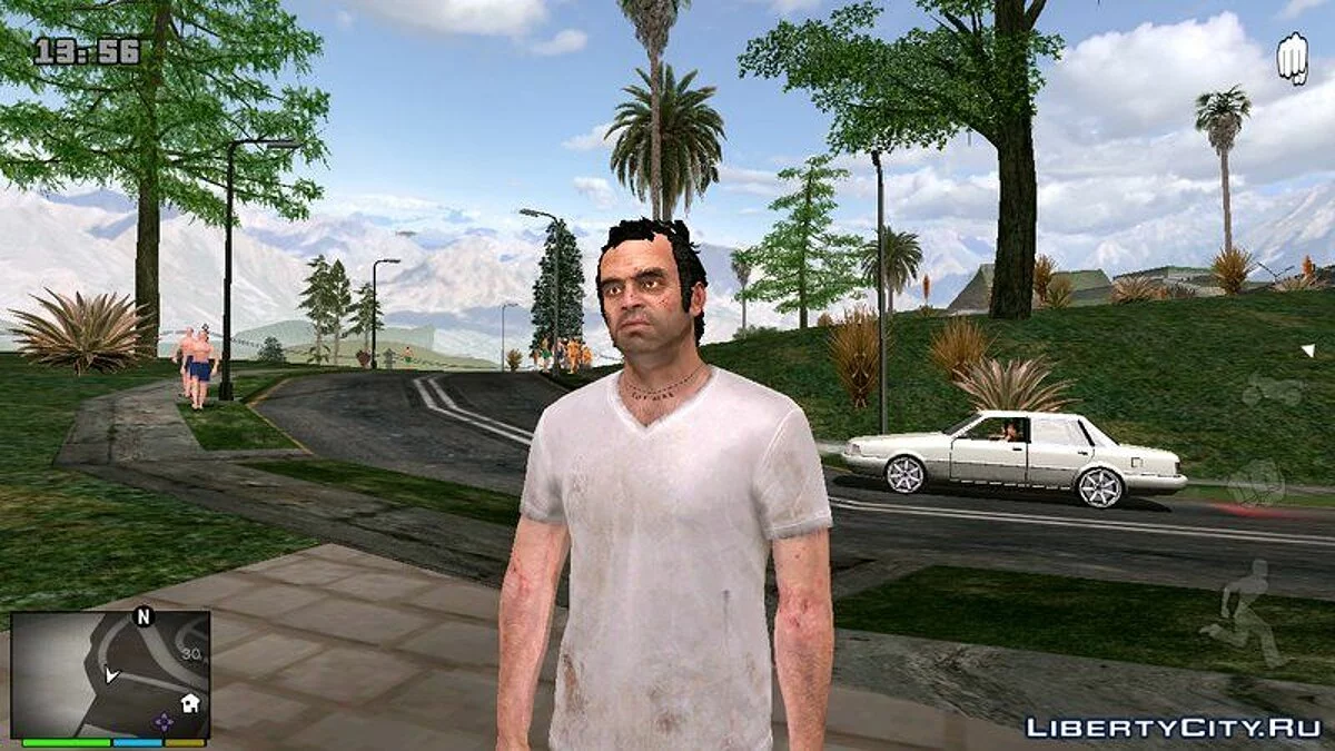 Скины главных героев GTA 5 для GTA San Andreas (iOS, Android) / GTA San Andreas (iOS, Android)