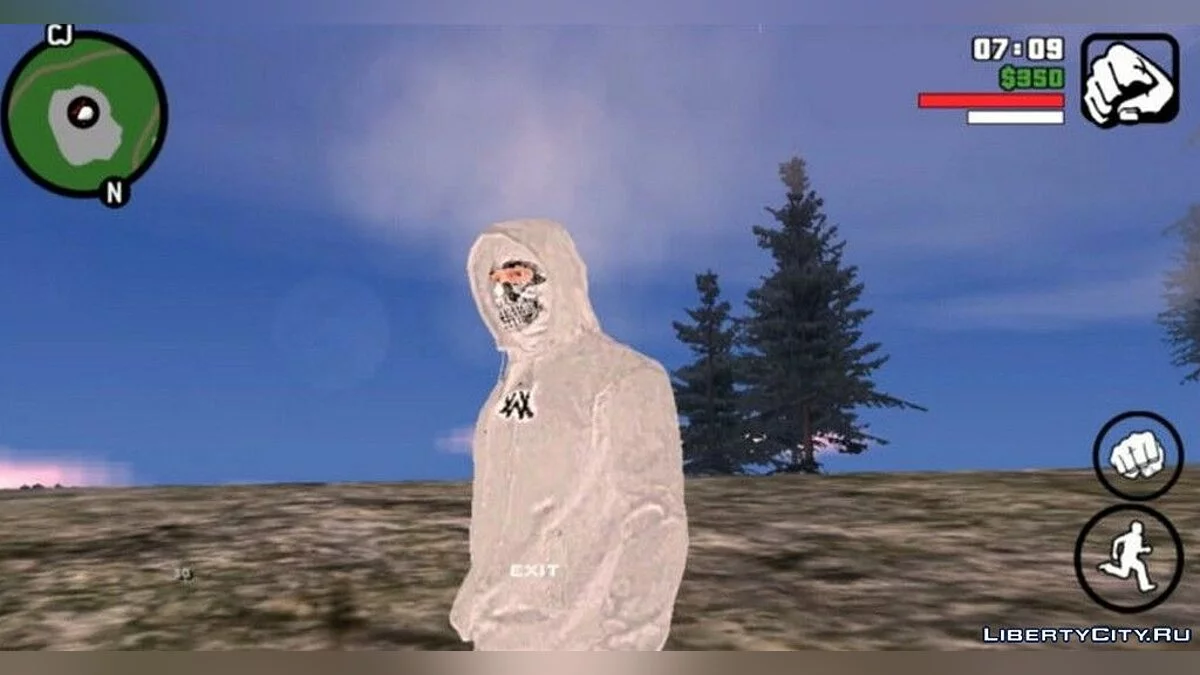 Алан Волкер в белом / GTA San Andreas (iOS, Android)
