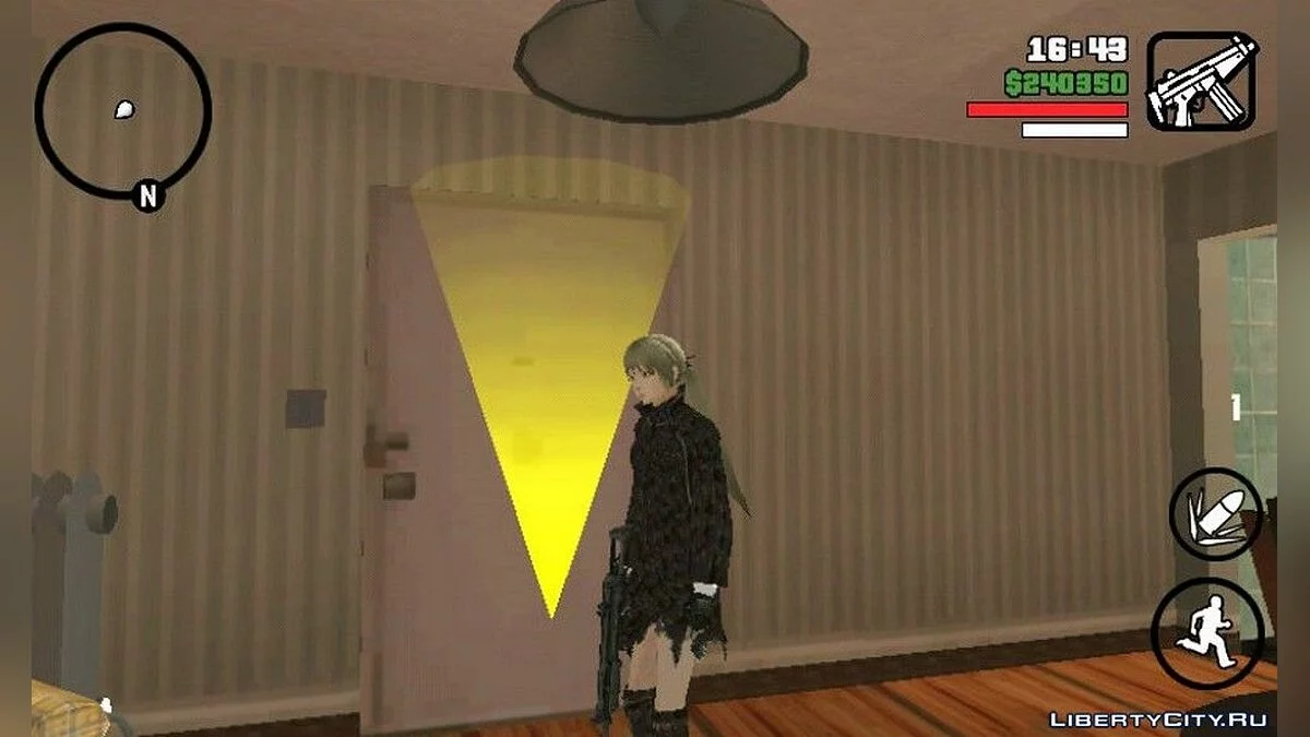 Блондинка в черном / GTA San Andreas (iOS, Android)