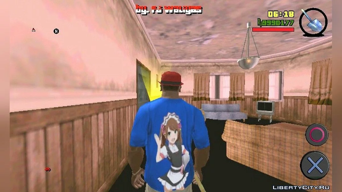 Футболка с героем аниме Saki Mizushima / GTA San Andreas (iOS, Android)