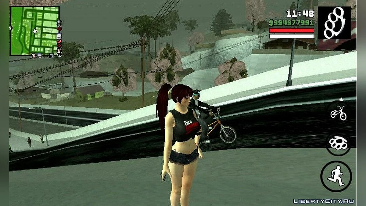 Касуми из игры Dead or Alive / GTA San Andreas (iOS, Android)