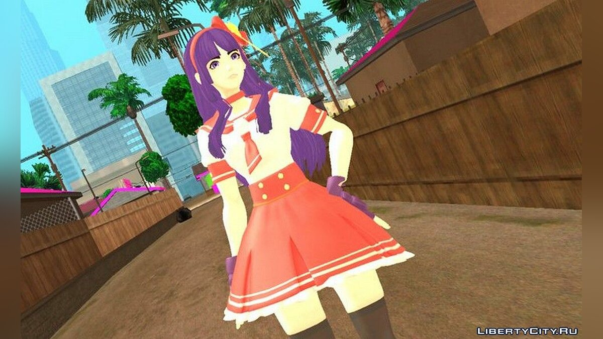 Скачать KOF Athena Asamiya для GTA San Andreas (iOS, Android)