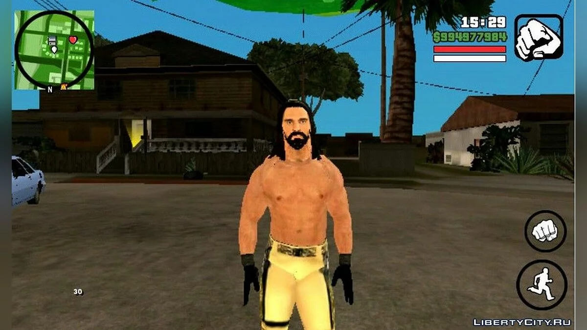 Seth Rollins из WWE / GTA San Andreas (iOS, Android)