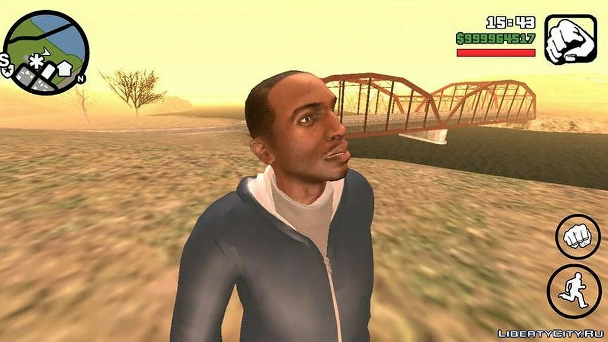 Си Джей в HD качестве / GTA San Andreas (iOS, Android)