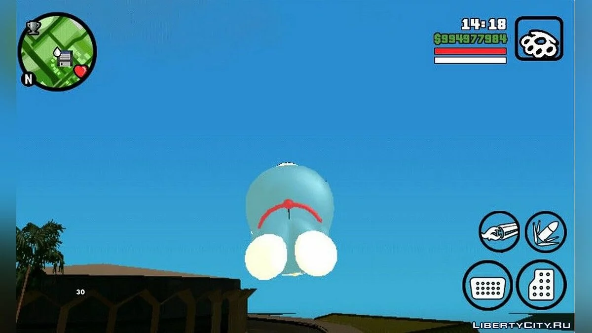 Скин персонажа "Doraemon" / GTA San Andreas (iOS, Android)