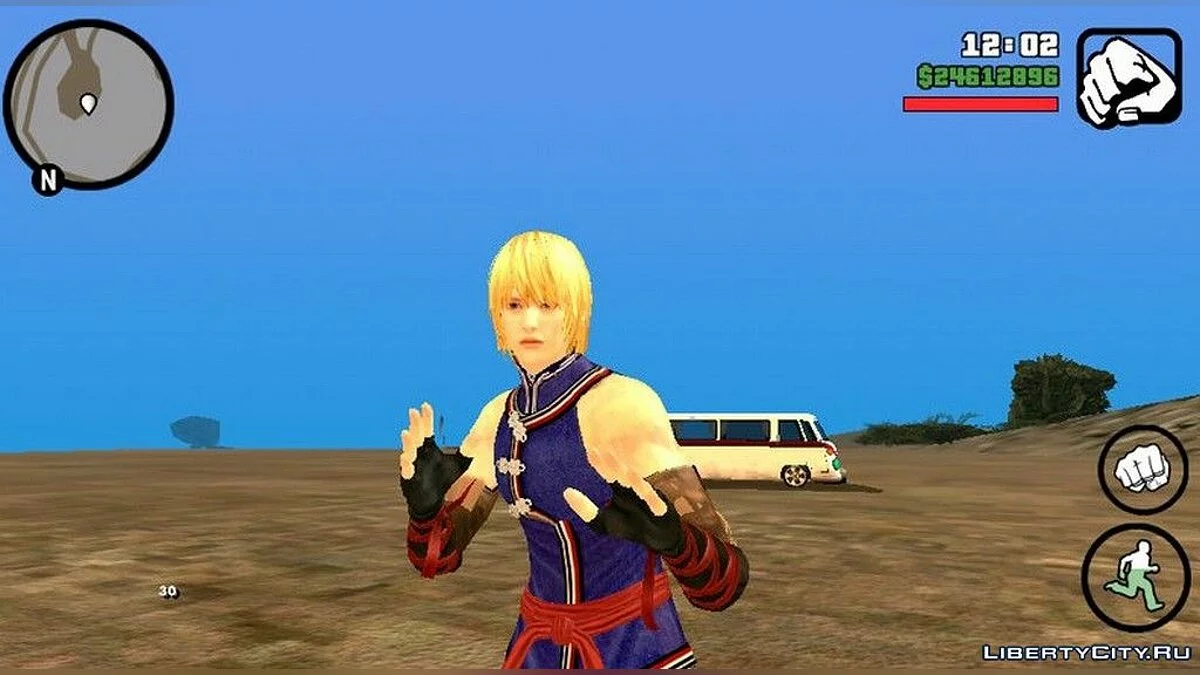 Элиот из игры Dead Or Alive 5 / GTA San Andreas (iOS, Android)