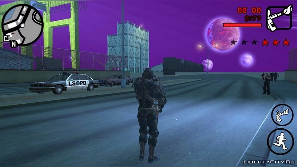 Кибер Саб-зиро из игры Mortal Kombat 9 / GTA San Andreas (iOS, Android)