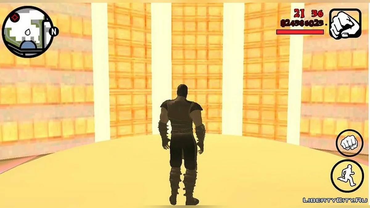 Noob Saibot из игры Mortal Kombat 9 / GTA San Andreas (iOS, Android)