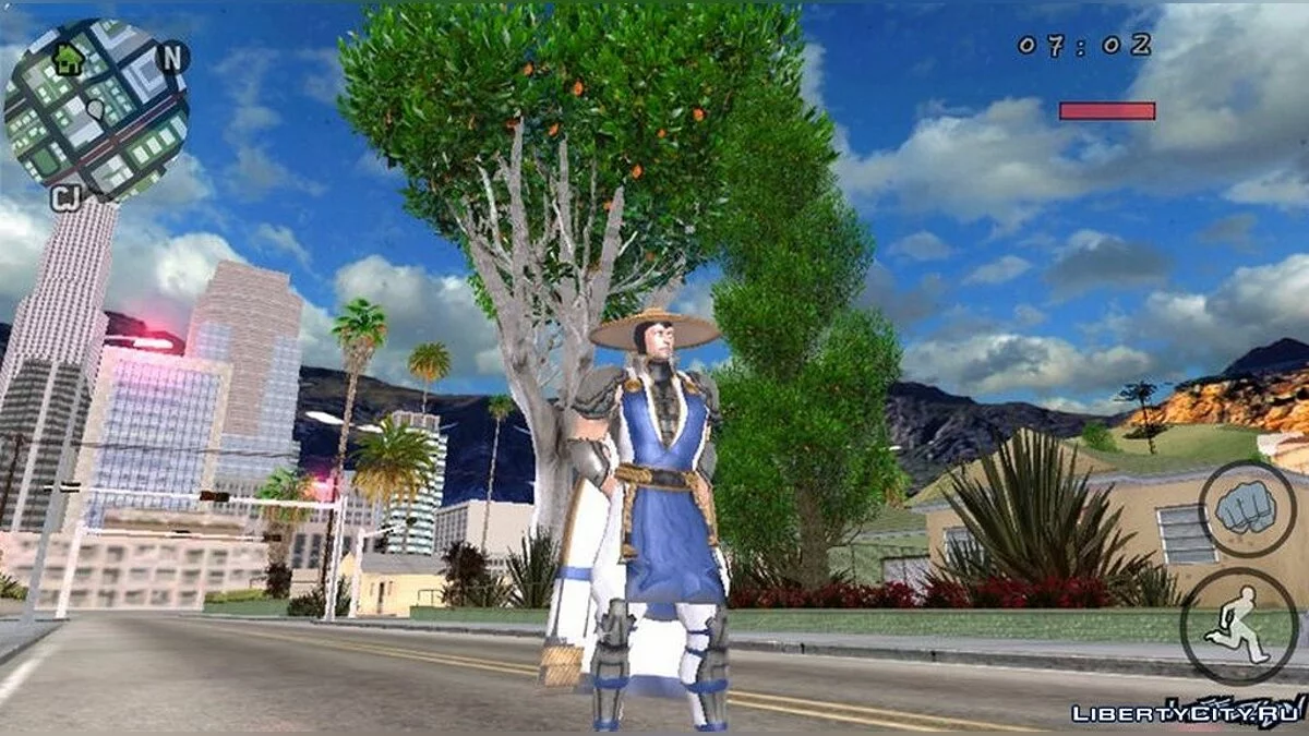 Рэйден из игры Mortal Kombat / GTA San Andreas (iOS, Android)