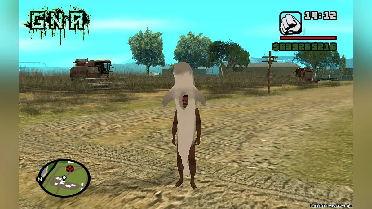 Костюм дельфина для Си Джея / GTA San Andreas (iOS, Android)