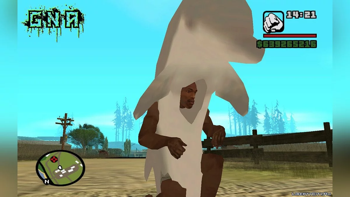 Костюм дельфина для Си Джея / GTA San Andreas (iOS, Android)