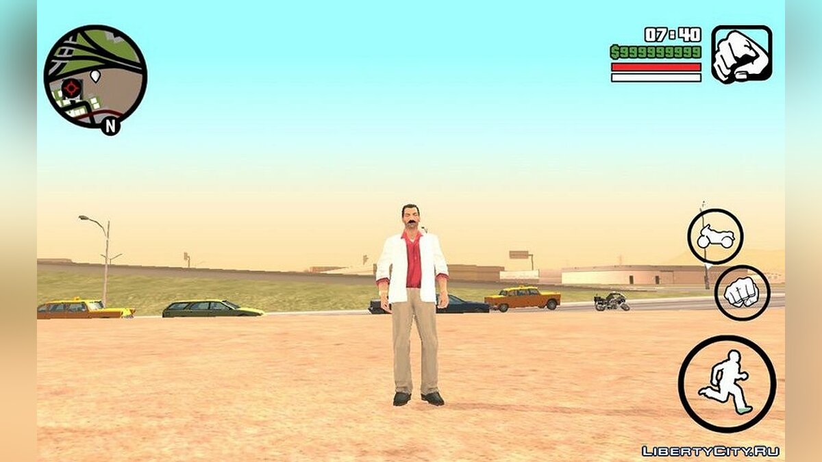 Скачать Томми Версетти (90-е) для GTA San Andreas (iOS, Android)