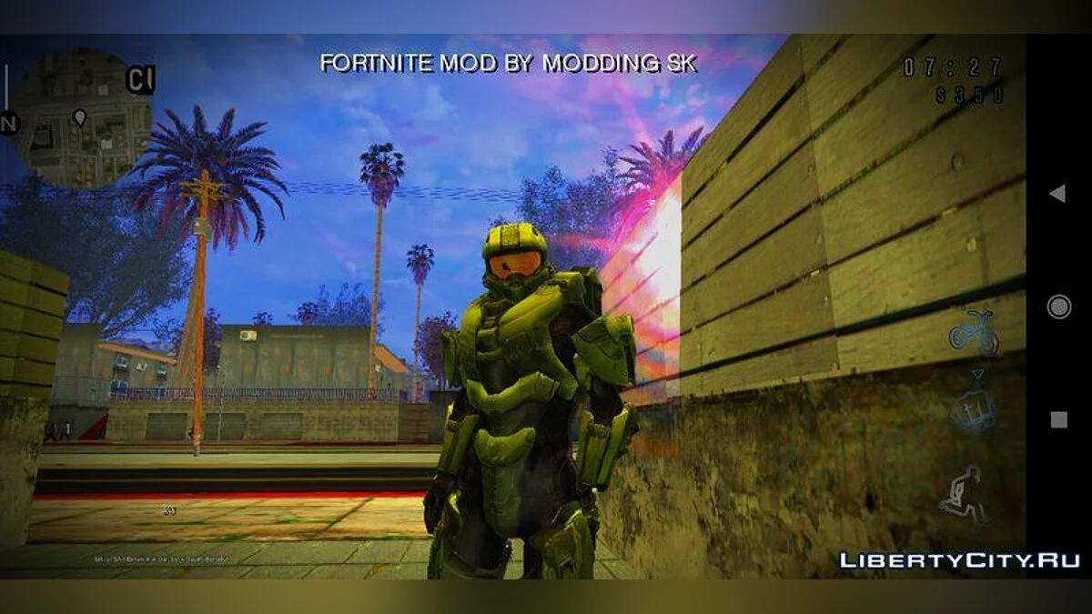 Мастер Чиф из игры Halo 5 / GTA San Andreas (iOS, Android)