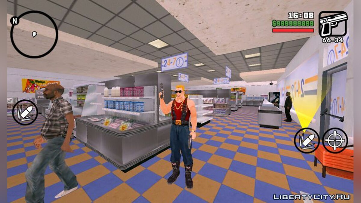 Скачать Duke Nukem для GTA San Andreas (iOS, Android)