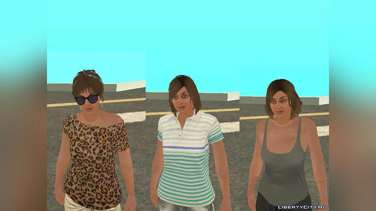 Женский персонаж / GTA San Andreas (iOS, Android)