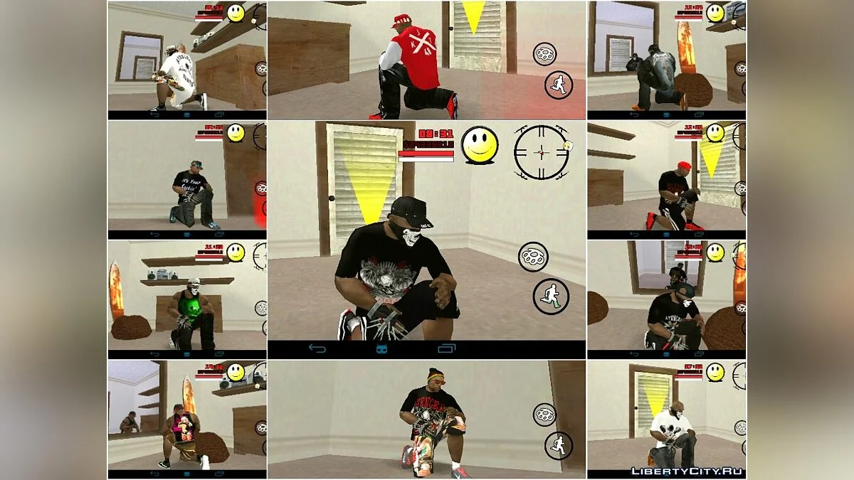 Играй за девушку и новые маски для Си Джея часть 2 / GTA San Andreas (iOS, Android)