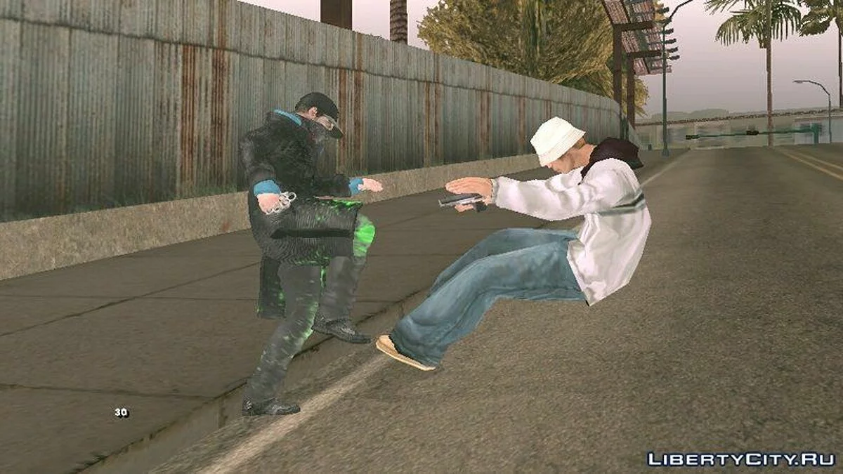 Эйден Пирс из Watch Dogs / GTA San Andreas (iOS, Android)