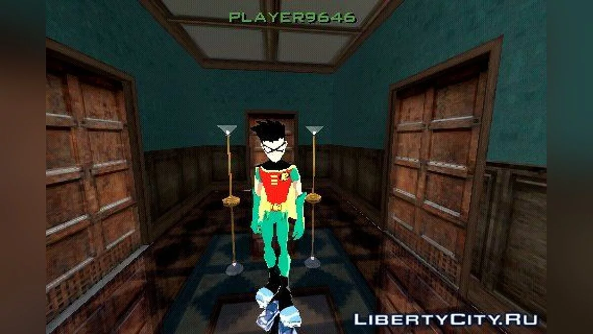 Робин из мультфильма