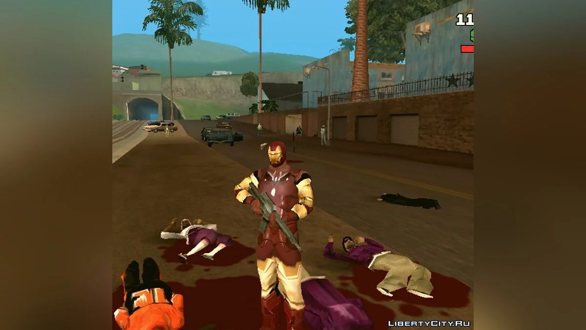 Железный человек / GTA San Andreas (iOS, Android)