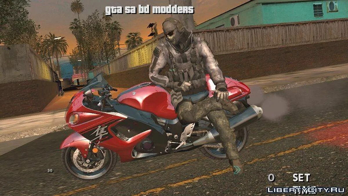Скин из Call of Duty: Ghosts / GTA San Andreas (iOS, Android)