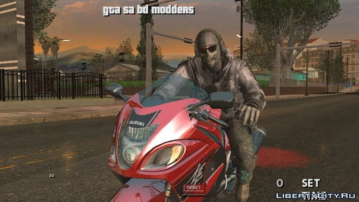Скин из Call of Duty: Ghosts / GTA San Andreas (iOS, Android)