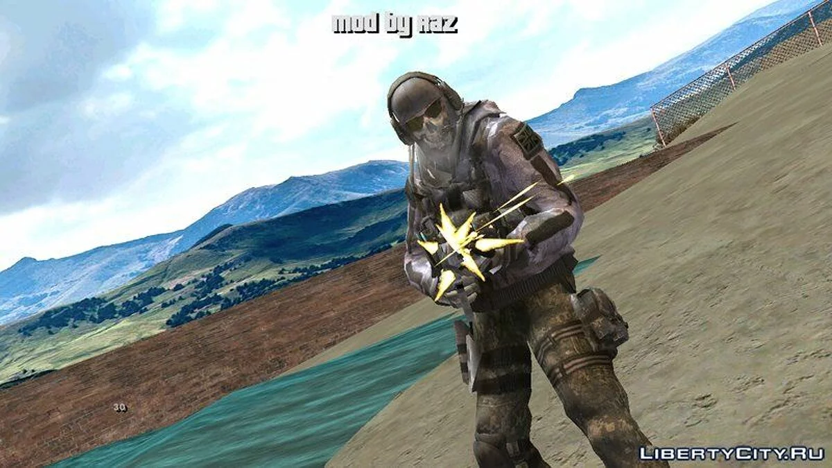 Скин из Call of Duty: Ghosts / GTA San Andreas (iOS, Android)
