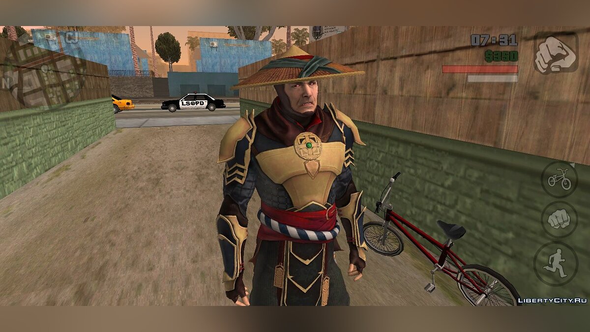 Замена raiden.txd в GTA San Andreas (iOS, Android) (3 файла)