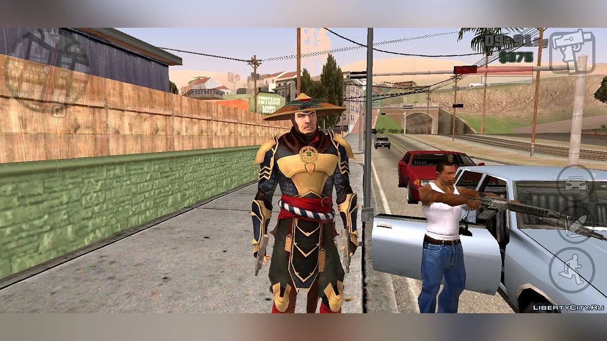 Raiden из Mortal Kombat 11 / GTA San Andreas (iOS, Android)