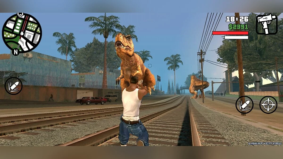 Динозавр / GTA San Andreas (iOS, Android)