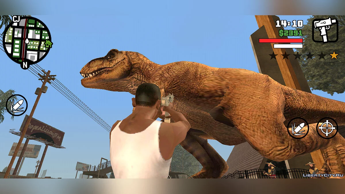 Динозавр / GTA San Andreas (iOS, Android)