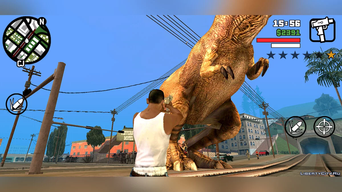 Динозавр / GTA San Andreas (iOS, Android)
