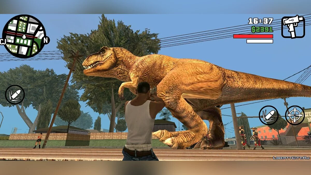 Динозавр / GTA San Andreas (iOS, Android)