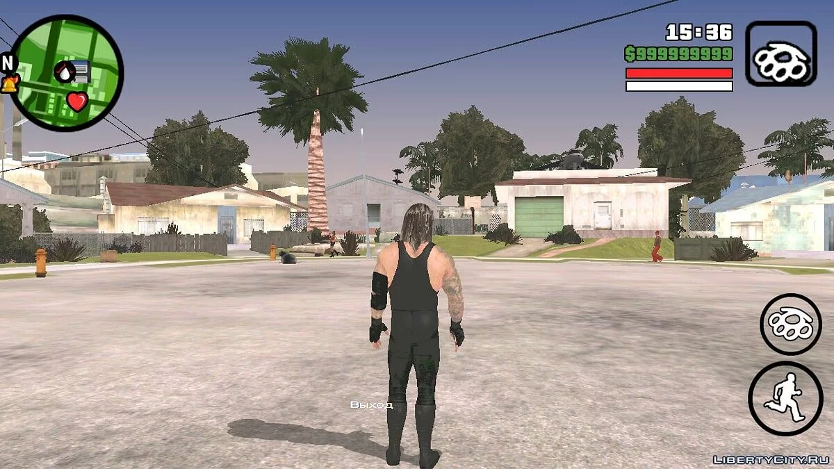 Гробовщик из игры Smackdown vs Raw 2011 / GTA San Andreas (iOS, Android)