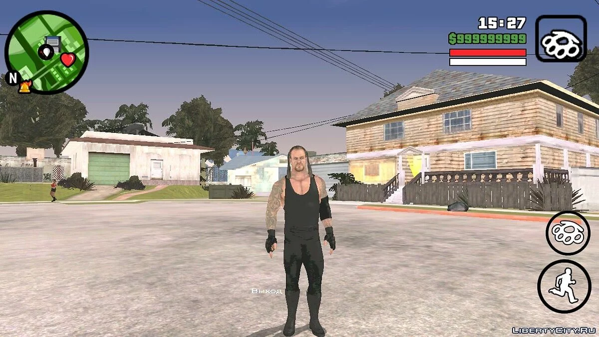 Гробовщик из игры Smackdown vs Raw 2011 / GTA San Andreas (iOS, Android)