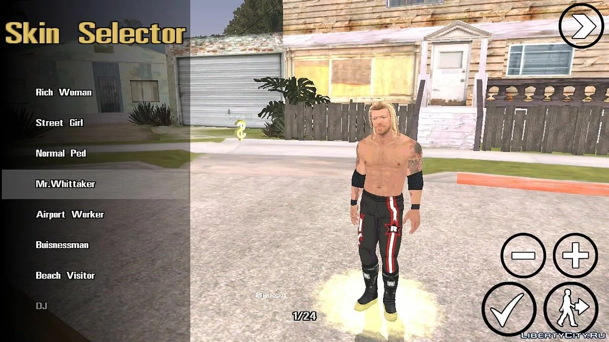 Эдж из игры Smackdown Vs Raw 2011 / GTA San Andreas (iOS, Android)