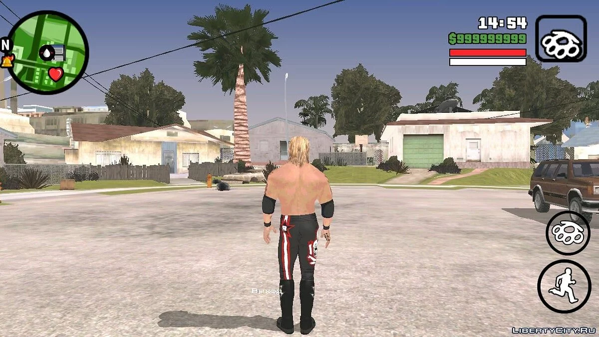 Эдж из игры Smackdown Vs Raw 2011 / GTA San Andreas (iOS, Android)
