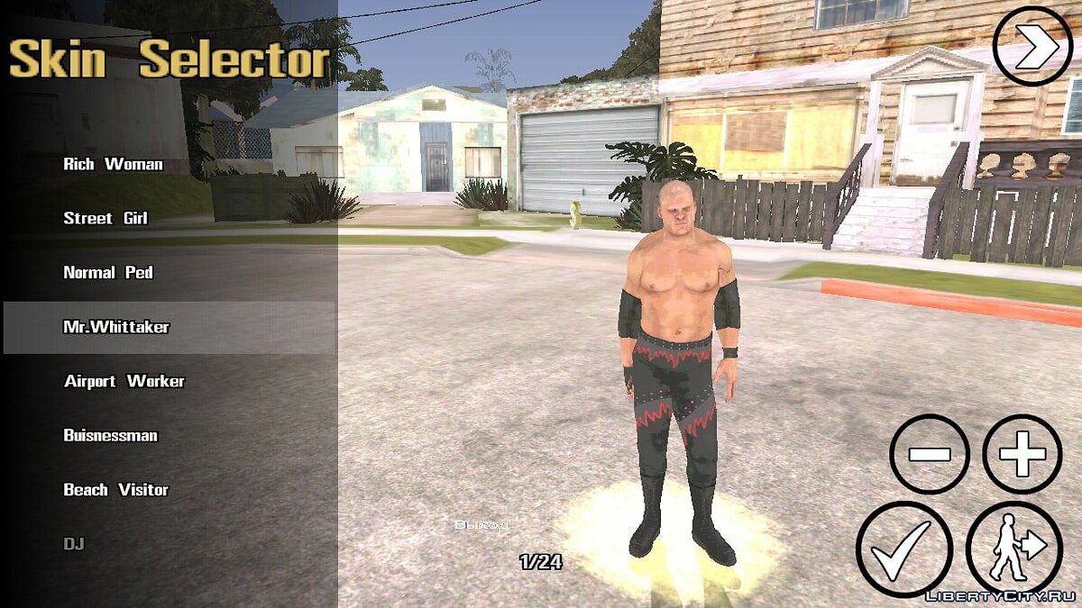 Скачать Kane из игры Smackdown Vs Raw 2011 для GTA San Andreas (iOS, Android )