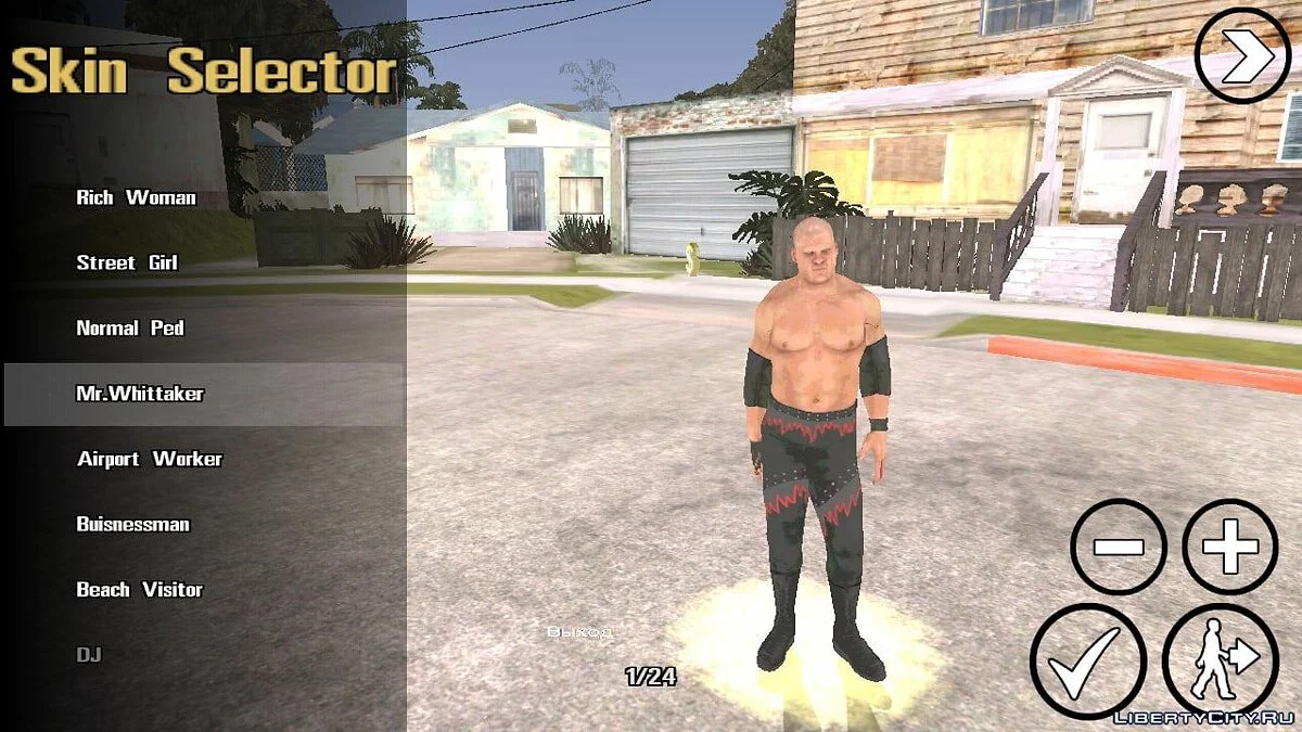Kane из игры Smackdown Vs Raw 2011 / GTA San Andreas (iOS, Android)