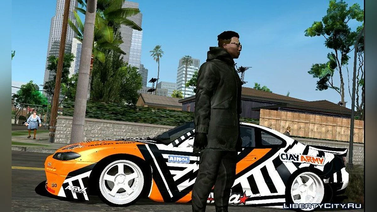 Рандомный скин из GTA Online в стиле Off-White / GTA San Andreas (iOS, Android)