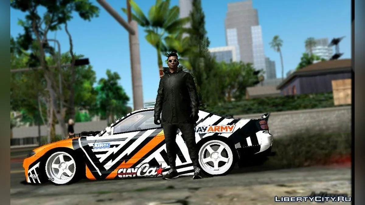 Рандомный скин из GTA Online в стиле Off-White / GTA San Andreas (iOS, Android)