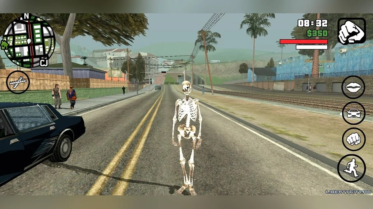 Скелет  / GTA San Andreas (iOS, Android)