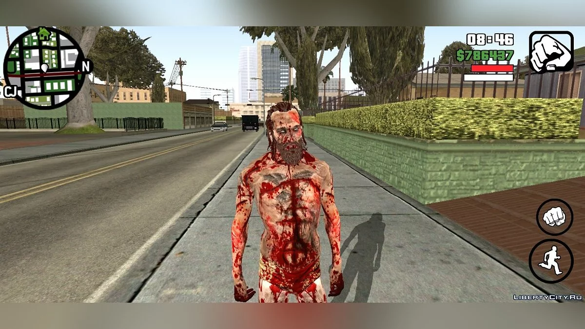 Скин из игры Outlast / GTA San Andreas (iOS, Android)