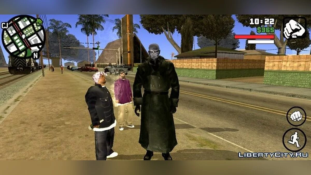 Скин из игры Resident Evil / GTA San Andreas (iOS, Android)