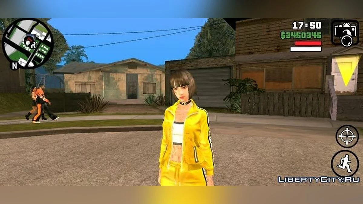 Girl Kelly из игры Fire for Free / GTA San Andreas (iOS, Android)