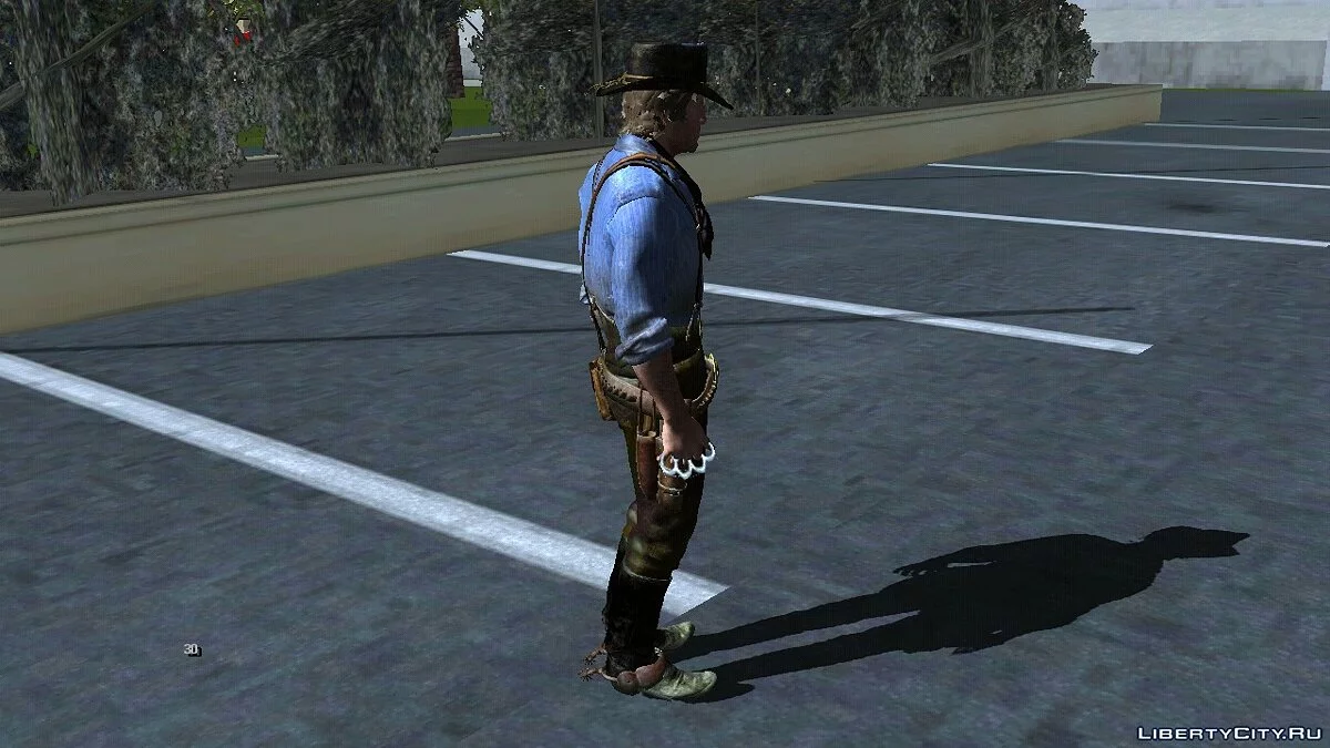 Артур Морган из игры Red Dead Redemption 2 / GTA San Andreas (iOS, Android)